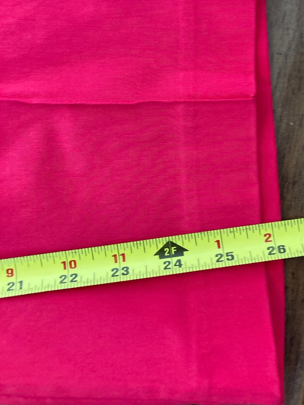 Anthropologie Maeve Wide Leg Pants Womens 14 Stretch Side Zip Hot Pink - Picture 9 of 9